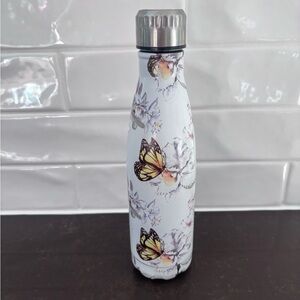 Large Floral Butterfly Insulated Bottle